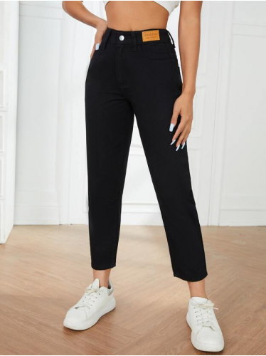 بنطلون جينز ستاتي لون أسود