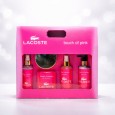 Golden Collections Perfumes For Women Lacoste Touch of Pink Set