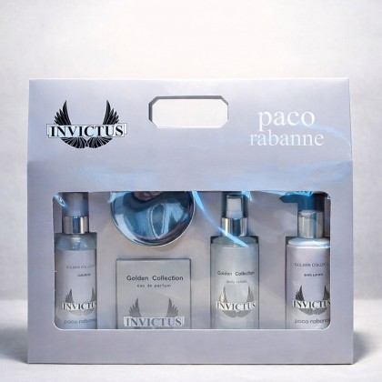 Golden Collections Perfumes For Men Invictus Rabanne Set