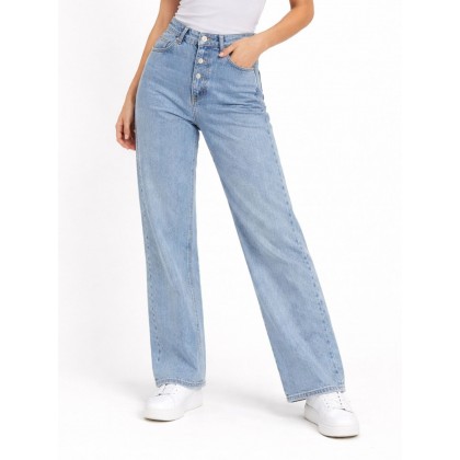 بنطلون جينز نسائي لون ازرق