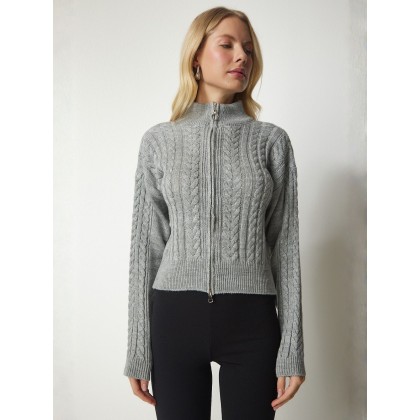 جرزة ستاتي صوف باللون السكني سحاب