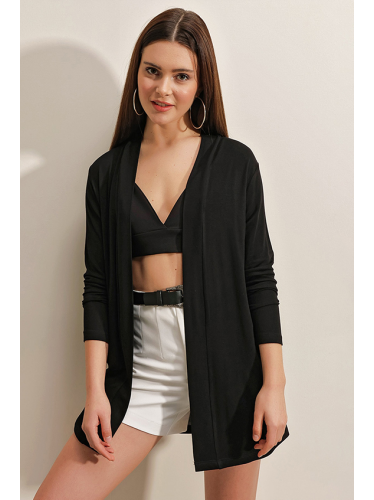 جاكيت اسود طويل