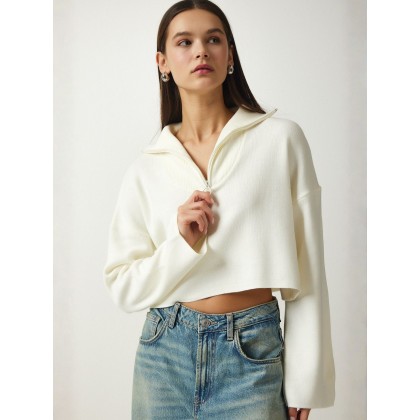 بلوز شتوي مع سحاب عند القبة