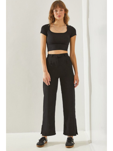 بنطلون ستاتي رسمي لون أسود