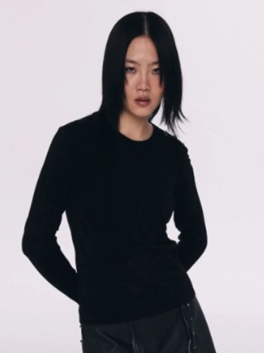 بلوزة ستاتي لون أسود