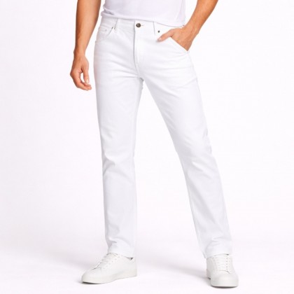 بنطلون جينز رجالي لون ابيض