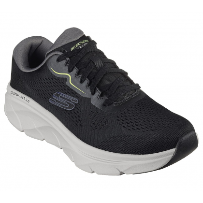 Skechers Men's D'lux Walker 2.0 Swave Shoes-Black