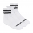 Skechers Kids' Unisex Half Terry No Show (3 Pair) Socks (31-35)-White