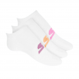 Skechers Womens' Microfibe (3 Pair) Socks (36-41)-White