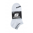 Skechers Womens' Life Style (3 Pair) Socks (36-41)-White