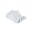 Skechers Unisex' Non Terry Low Cut (3 Pair) Socks (36-41)-White