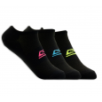 Skechers Womens' Microfibe (3 Pair) Socks (36-41)-Black