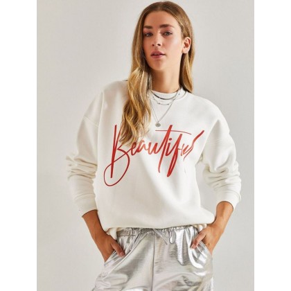 هودي باللون الابيض