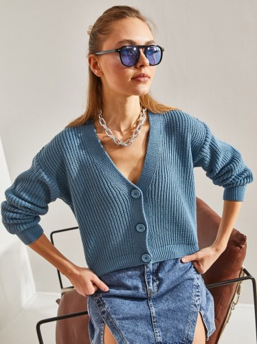 جرزة باللون الازرق البترولي