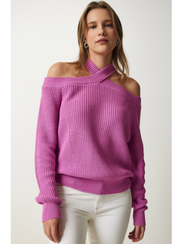 بلوزة ستاتي لون بنفسجي