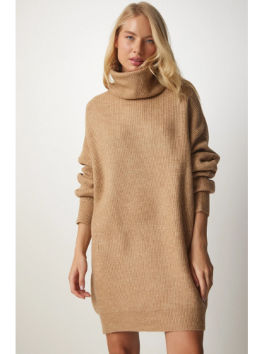 بلوزة ستاتي Happiness İstanbul شتوي لون كموني