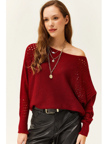 بلوزة ستاتي لون أحمر