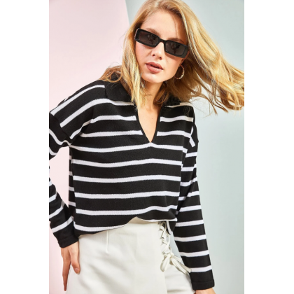 بلوز قبة سبعه ابيض واسود