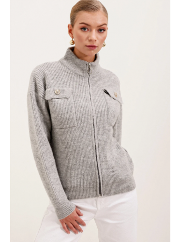 جرزة ستاتي لون سكني مع سحاب