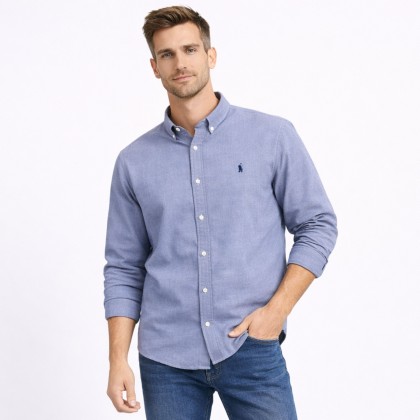 قميص رجالي لون رمادي