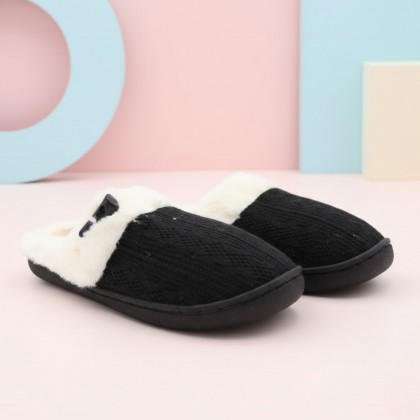 حفاية شتوية للنساء لون أسود وبيج