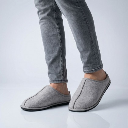 حفاية شتوي رجالي لون رمادي