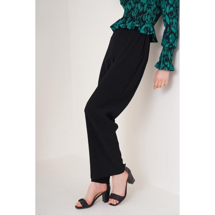 بنطلون ستاتي مع زمه عند الخصر