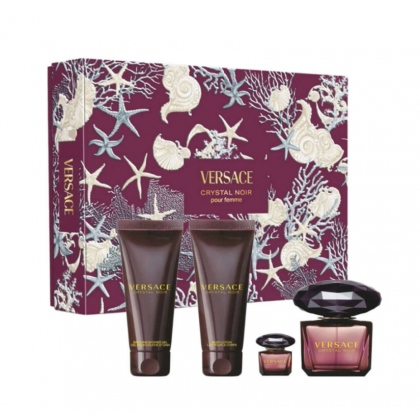 Versace Crystal Noir Gift Set For Womens