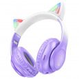Hoco W42 Cat Bluetooth Headphones with LED Lights