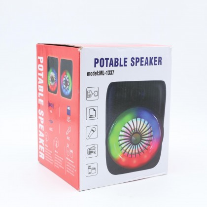 ML-1337 Portable Bluetooth Speaker with Microphone