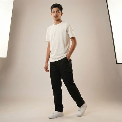 بنطال جينز ولادي لون أسود