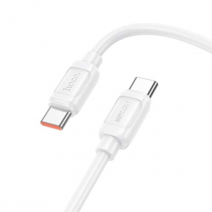 HOCO Data Cable X115 Fast Charge 240W Type-C to Type-C - White