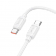 HOCO Data Cable X115 Fast Charge 240W Type-C to Type-C - White