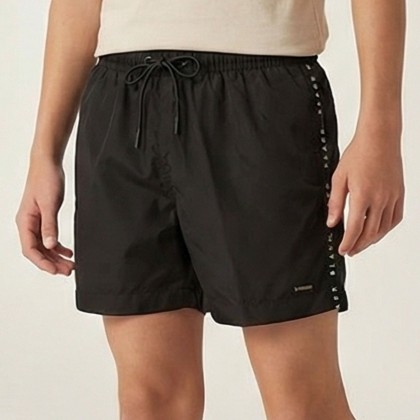 شورت مع رباط للرجال لون أسود