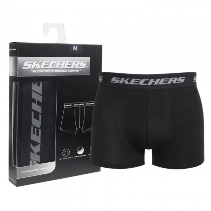 Skechers Mens' S (1 Piece) Boxer- Black