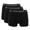 Skechers Mens' S (3 Pack) Boxers- Black