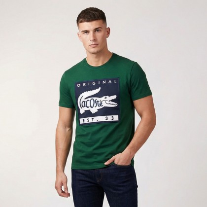 Lacoste Men T Shirt بلوزة نص كم شبابية من لاكوست