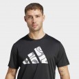 adidas Men's Run It Brand Love Tee - Black