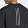 adidas Men's D4T POWER 3 STRIPES T-Shirt - Black