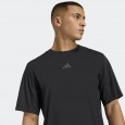adidas Men's D4T POWER 3 STRIPES T-Shirt - Black
