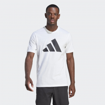 adidas Men's Train Essentials Feelready Logo Training Tee - White