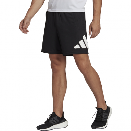 adidas Men's Train Essentials Logo Training Shorts-Black