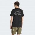 adidas Men's TERREX MOUNTAIN GRAPHIC T-SHIRT- Black