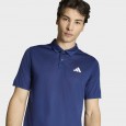 adidas Men's Workout Essentials Base Polo T-Shirt - Blue