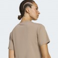 adidas Womens' Designed For Training Go To T-Shirt - Brown