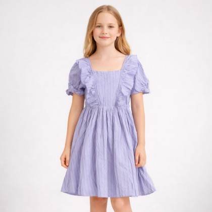 فستان بناتي لون بنفسجي