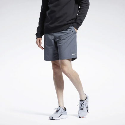 Reebok Mens' Training Essentials Utility Shorts- Grey