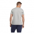 Reebok Mens' Identity Classics Small Logo T-Shirt- Grey