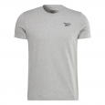 Reebok Mens' Identity Classics Small Logo T-Shirt- Grey