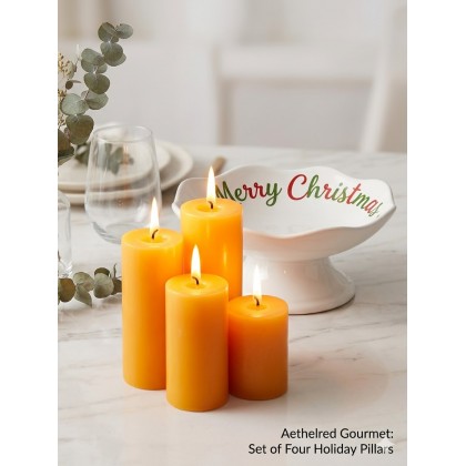 طقم شموع 4 قطع ORANGE